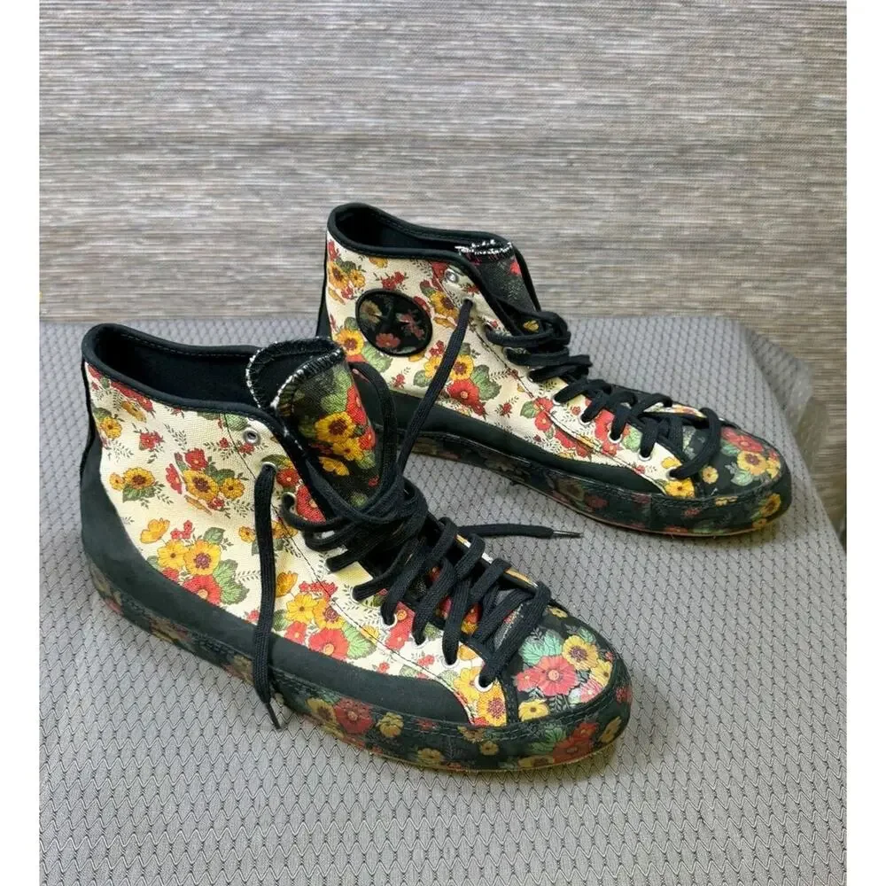 Converse Chuck Taylor All Star Sasha High Floral Bloom 563486C Womens Size 9.5